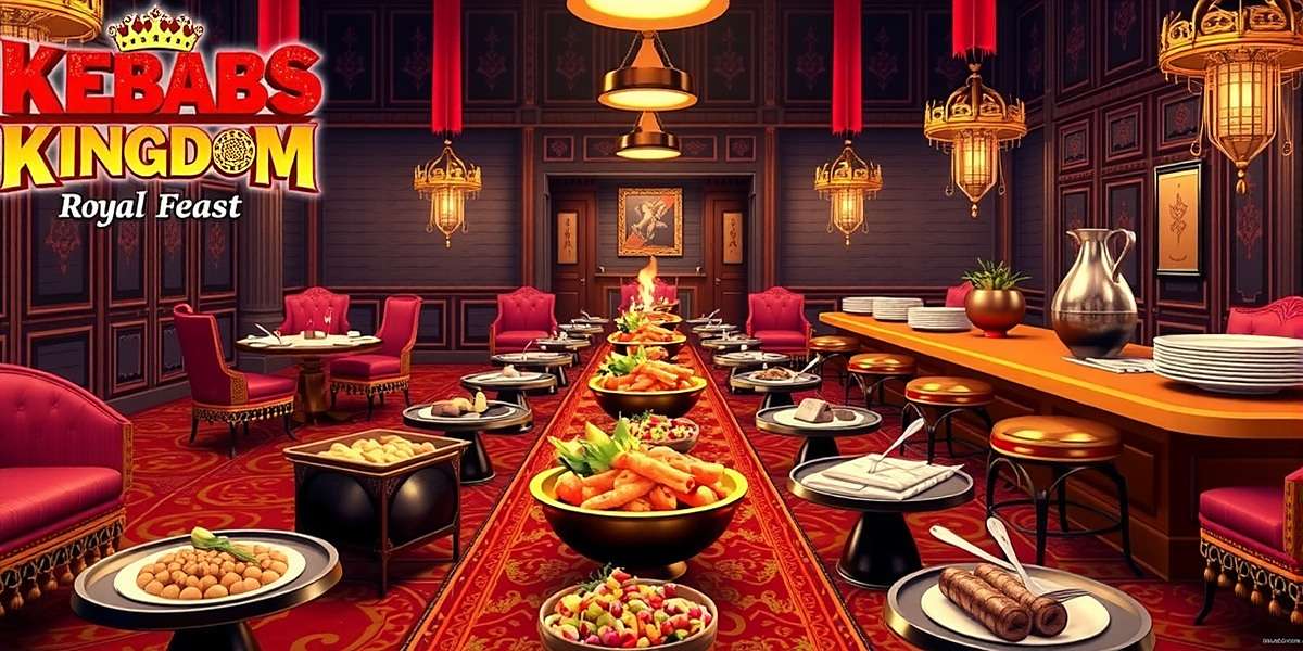 Kebabs Kingdom - Royal Feast Expansion Preview Kebabs Kingdom upcoming Royal Feast Expansion preview showing elaborate banquet dishes and palace kitchen settings
